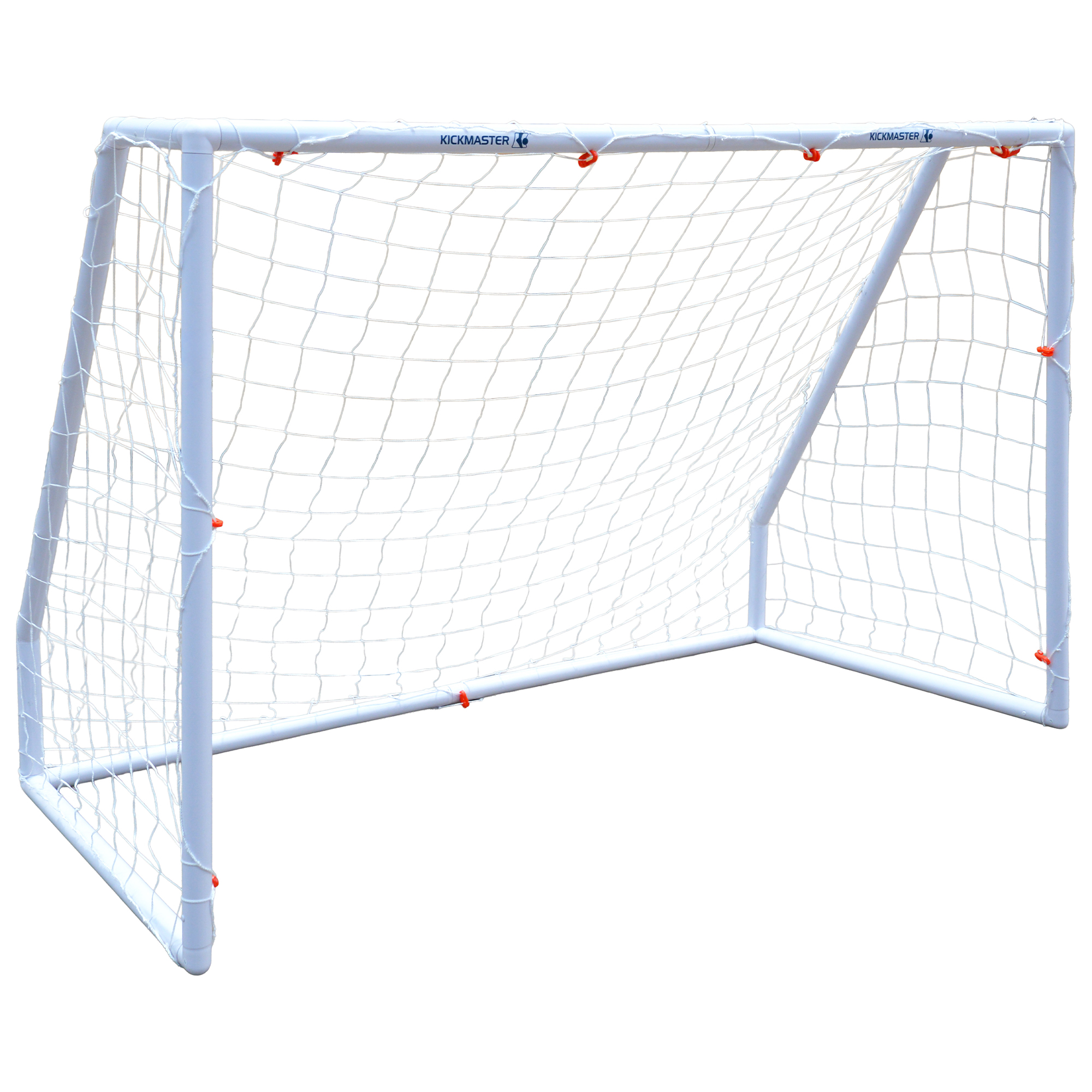 Kickmaster 42mm Premium PVC Goal - White - 6ft 